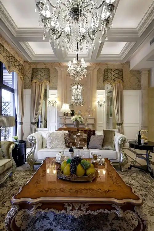 混搭 别墅 收纳 客厅图片来自张勇高级室内设计师在鲁能泰山七号别墅