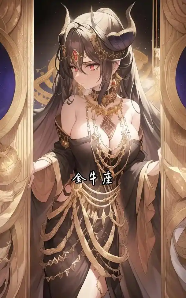 金牛座美少女#二次元#ai绘画#美少女#金牛座  - 抖音