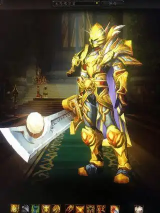 熊猫人的黄金挑战圣骑士套装简直帅炸,有类似的吗