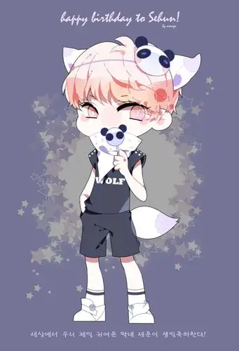 exo q版漫画 吴世勋