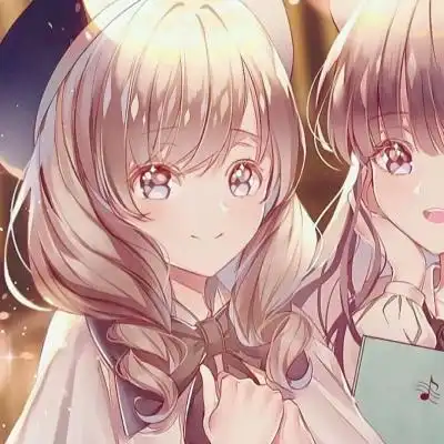 动漫双人闺蜜好姐妹头像,卡通头像图片