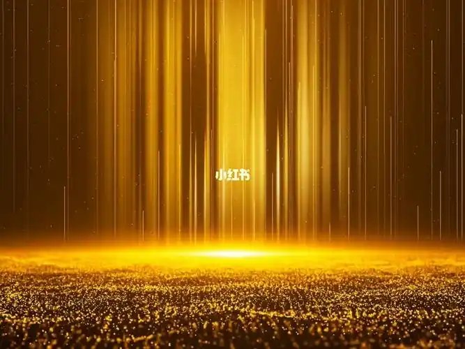 金色粒子led动态背景素材大屏幕高清背景