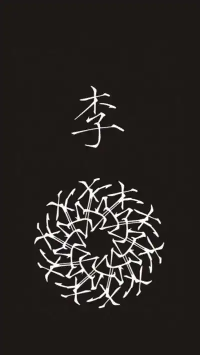 用李字组成的简笔画画