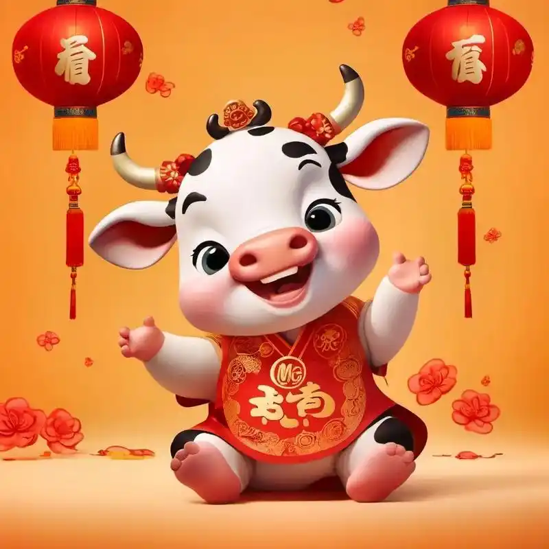 可爱萌头像.#十二生肖 ——#牛宝宝 - 抖音