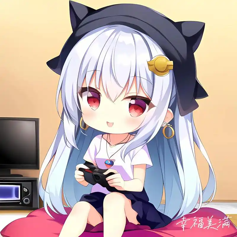 电玩女神.#图文伙伴计划 #动漫女生头像 #二次元少女 #魔 - 抖音