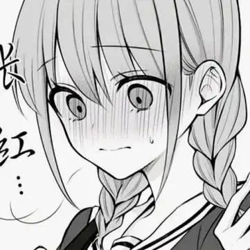 黑白动漫女头女生头像