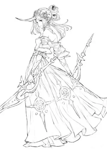 原画丨绘画丨插画线稿丨画师:草野シンタ|插画-动漫|资讯|cgwang王氏