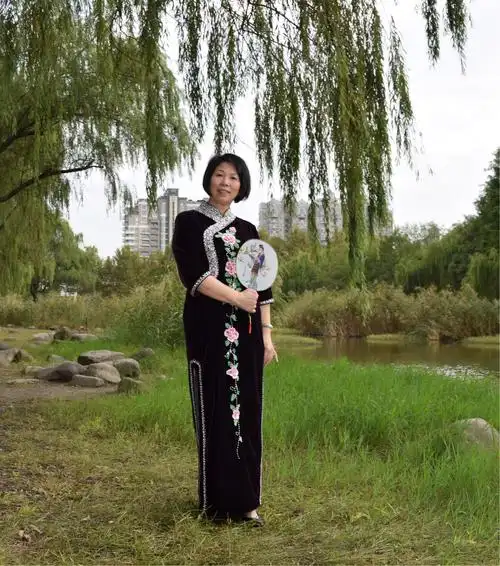 上海世纪公园拍照留念.