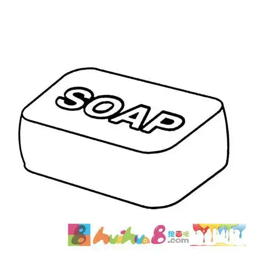 的小物品儿童卡通简笔画肥皂简笔画大全及画法步骤怎么画简笔画教程