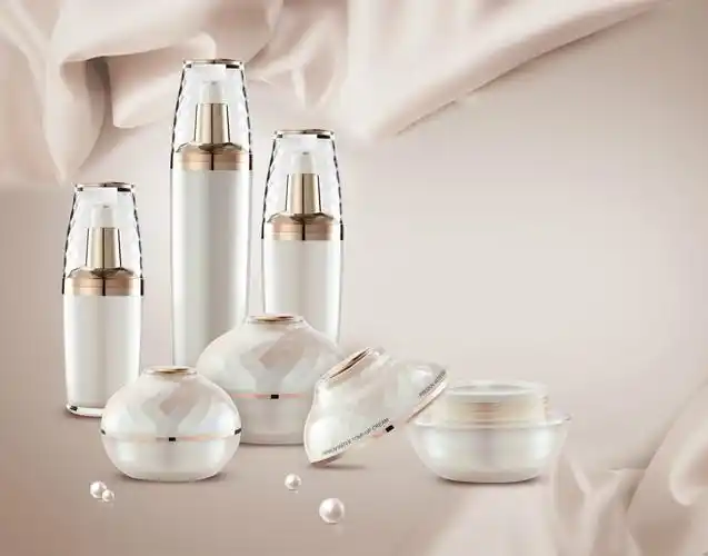 厂家供应韩式最新款高档亚克力化妆品包装护肤套 装 可加工定制