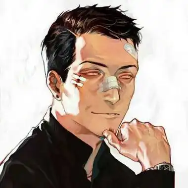 一组成熟大叔头像手绘霸气沧桑大叔范头像