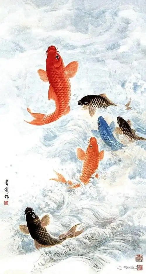 21幅鲤鱼跃龙门,祝福所有的高考学子