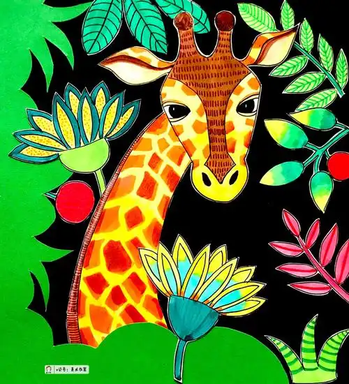 儿童画,创意美术