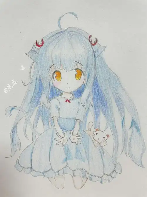 零基础初学者第28天临摹漫画人物06