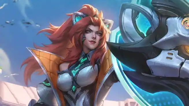 至臻t1杰斯 幻灵战队蕾欧娜 皮肤原画