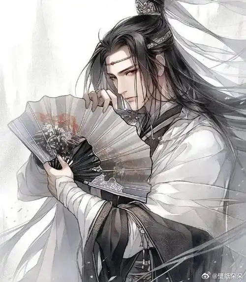 水墨古风男生头像