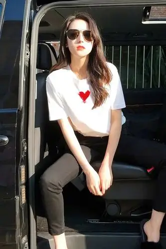 明星迪丽热巴同款短袖t恤女2019韩版夏装新款学生圆领宽松bf休闲百搭