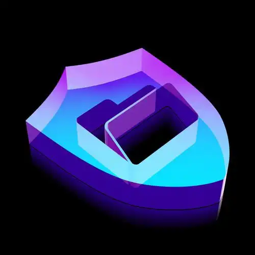 人头像形状的3d矢量商标设计