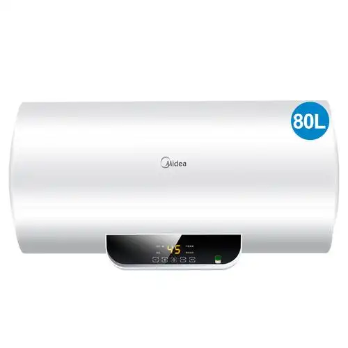新品midea美的电热水器80升洗澡速热家用卫生间洗澡淋浴储水式遥控f80