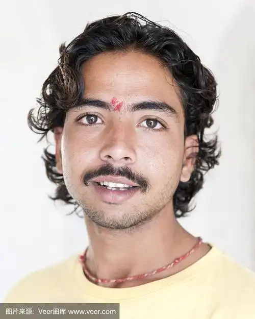 年轻的印度人肖像