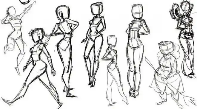 人体姿势图(45张)|画家|艺术家|人形_网易订阅