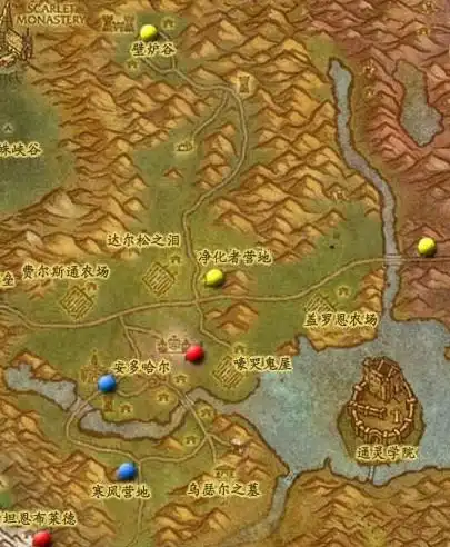 大灾变地图详细位置坐标-东部王国(18)