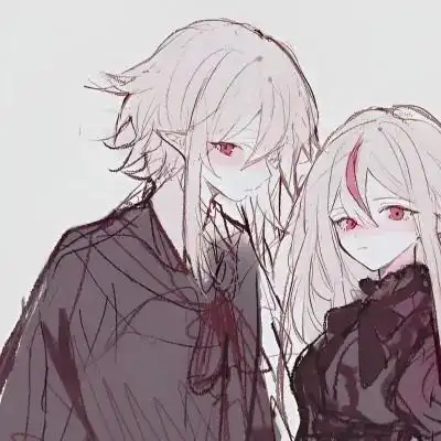 情侣头像 一人一半 分开动漫