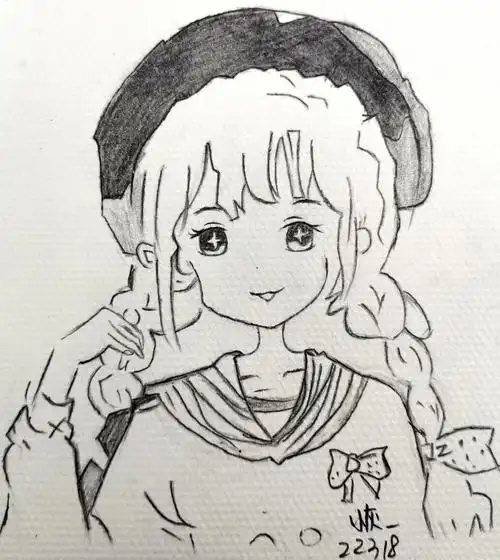 动漫头像  #动漫人物  #手绘  #手绘头像  #手绘临摹  #动漫手绘