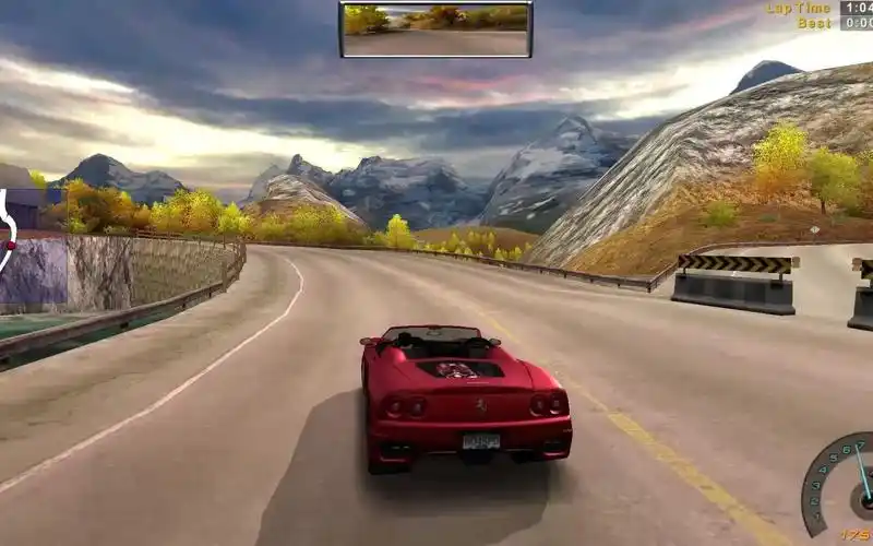 【极品飞车6】1080p下的alpine trail