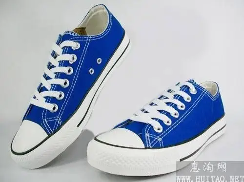 蓝色帆布鞋男穿的还是女的?
