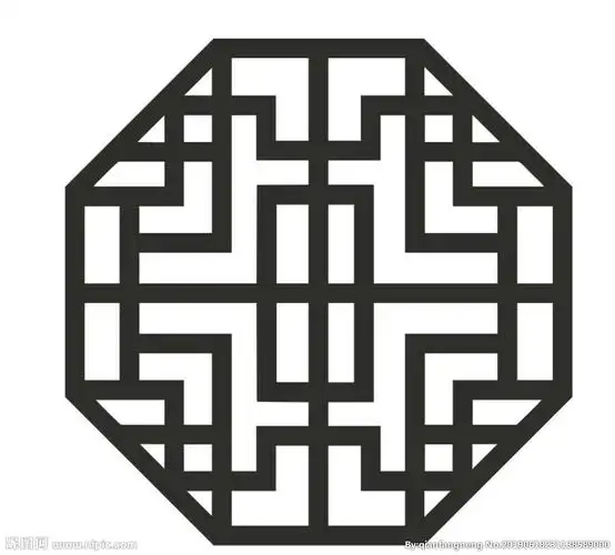 正八边形窗花图片