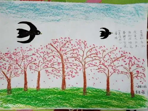 居家乐学,探寻春天!——记徽县实验小学二年级三班孩子们的"诗意春天"
