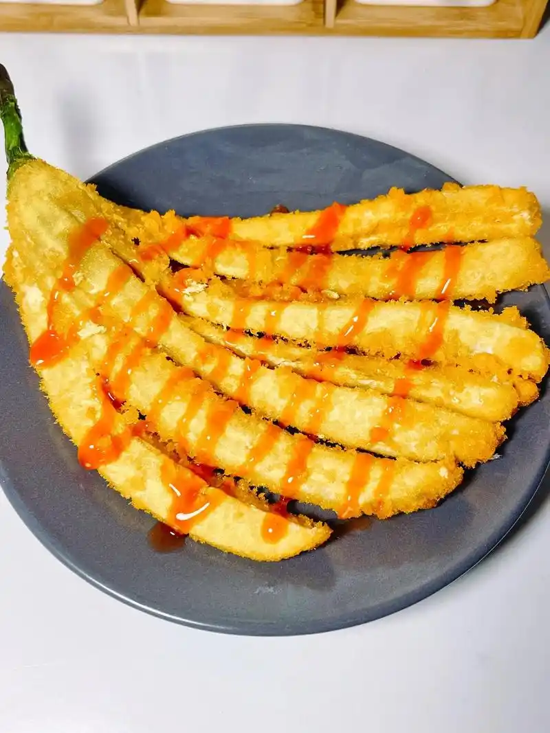 炸劈腿茄子的简单做法