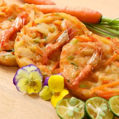 虾饼油炸米兰鲜脆香酥300g10片方便食材小吃虾类制品