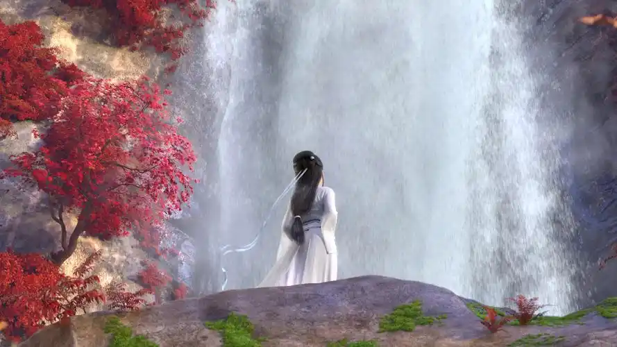 白蛇缘起小白唯美背影壁纸