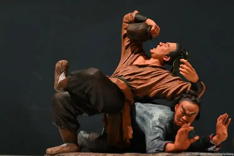 天津美术馆泥人张彩塑展览