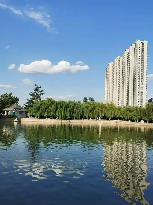 平度现河公园美景图