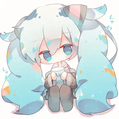 壁纸,初音未来娃娃头像