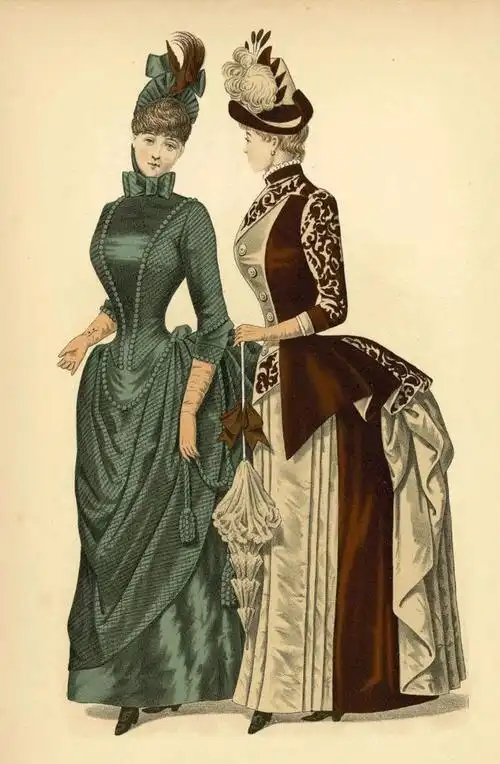 欧洲19世纪后期的巴斯尔裙女明星的假屁股不算什么