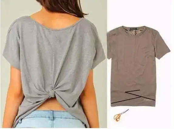 t恤怎么打结比较好看