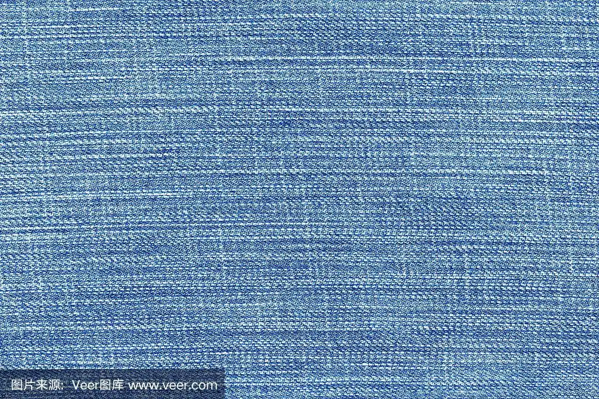 浅蓝色牛仔裤的背景和纹理