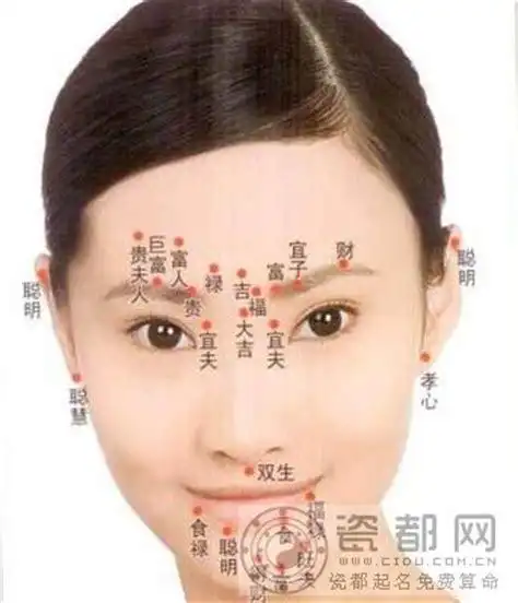 眉毛上方有痣看相图解