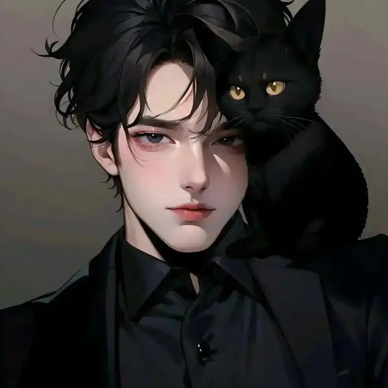 绝美的手绘情头,真情侣才会用的#精选头像 #动漫男生头像 # - 抖音