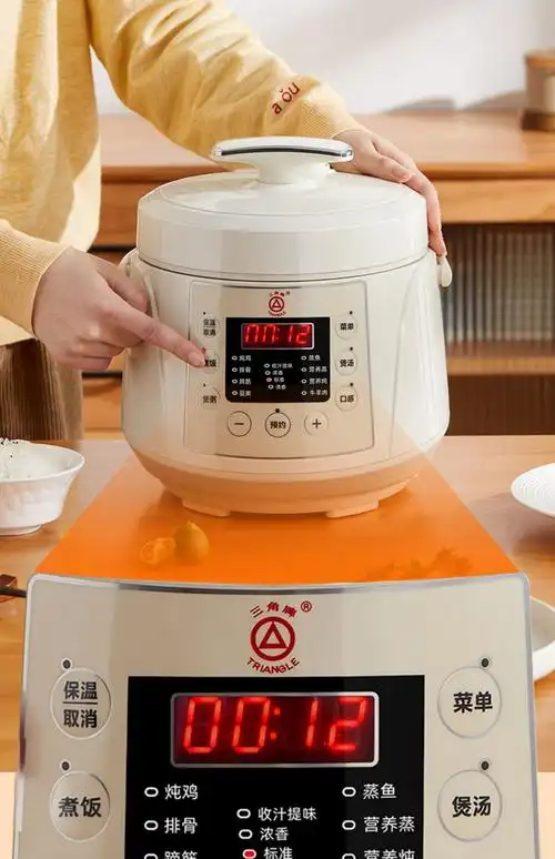 三角牌电压力锅25升陶瓷釉不粘高压智能电饭煲小型电饭煲2209