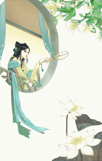 古风美女动态海报gif动图背景