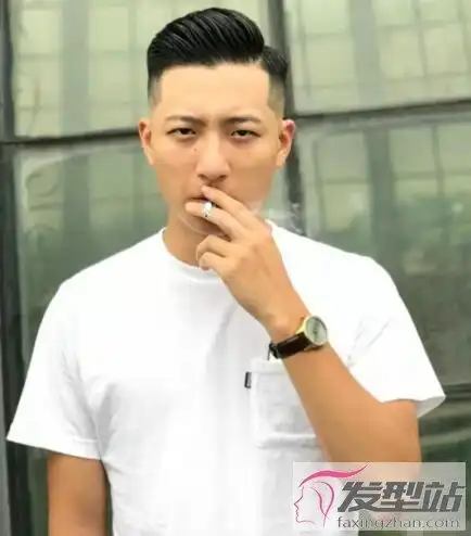 复古风油头发型清爽帅气潮男必剪