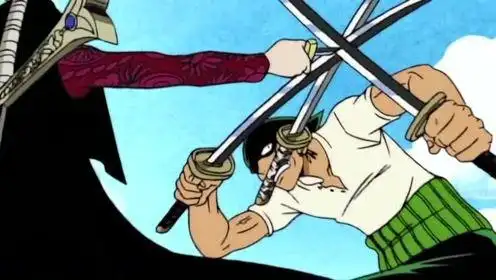 航海王;索隆挑战鹰眼,令人敬服的剑客精神