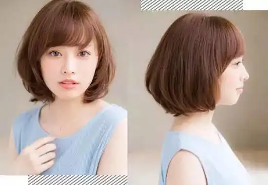 大圆脸女生短发发型效果(什么短发减龄又洋气适合圆脸)