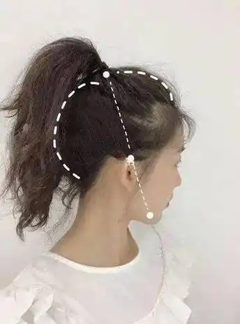 发型分享超减龄的高马尾扎法内附独家调整发际线方法