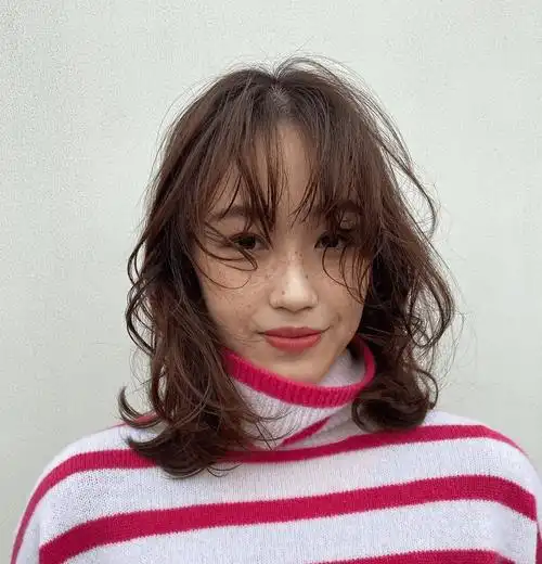 慵懒微卷烫不打理也好看